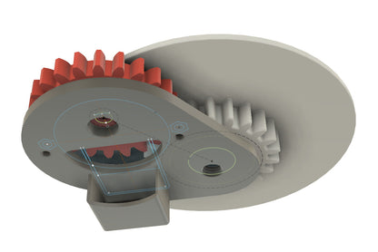 Turntable 3D-Printed Rotary Table D130 STL files (4 RPM Motor AC 220V) V1