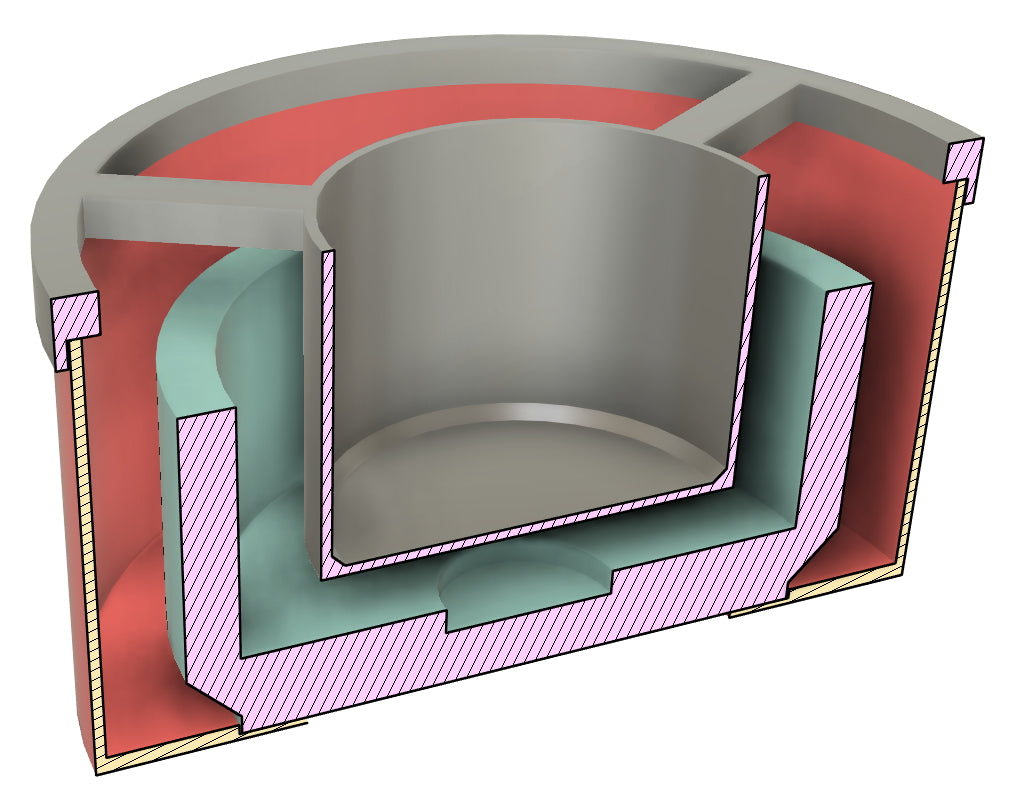 3D-printing STL files to create your own silicone mold for x3 Tealight candles. One mold for 3 Сandles