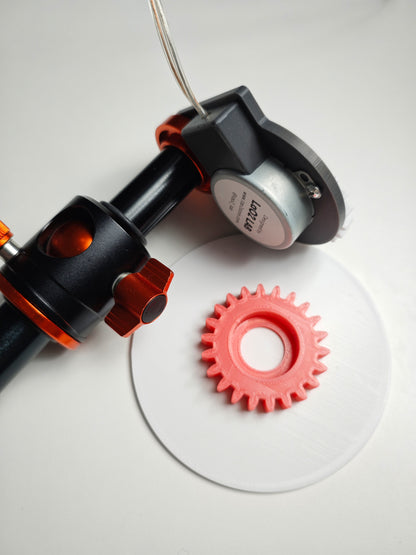 Turntable 3D-Printed Rotary Table D130 STL files (4 RPM Motor AC 220V) V1